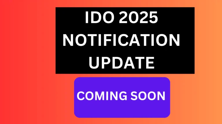 WBPSC IDO Notification, 2025
