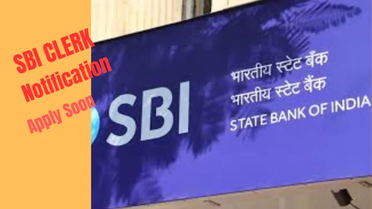SBI Clerk notification,2024-25