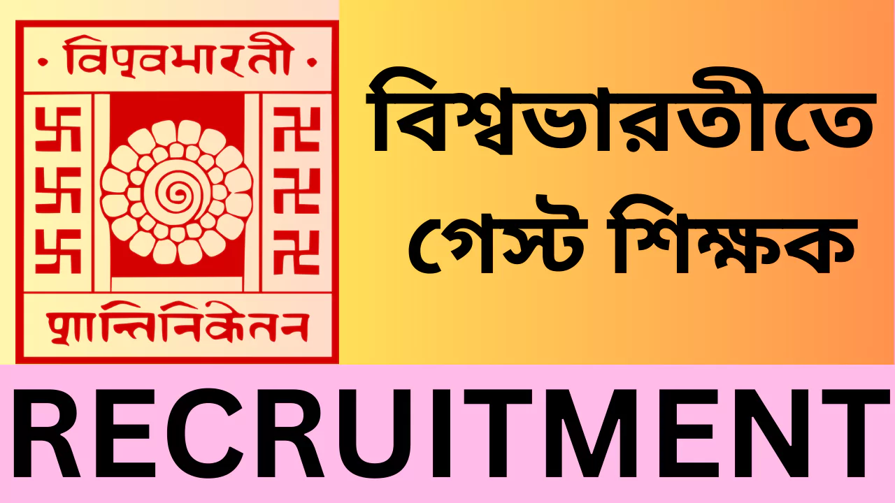 Visva Bharati Teacher Recruitment, 2025