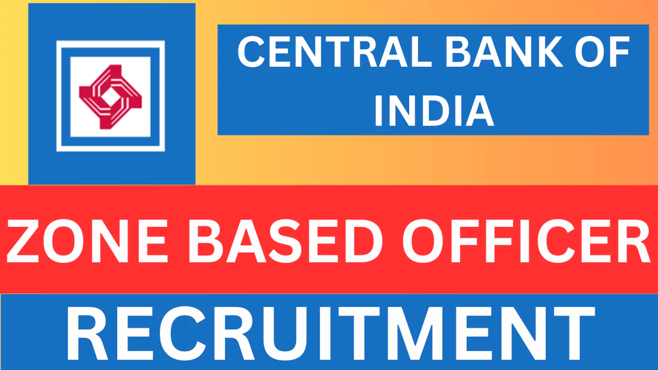 Central Bank Of India ZBO Recruitment, 2025
