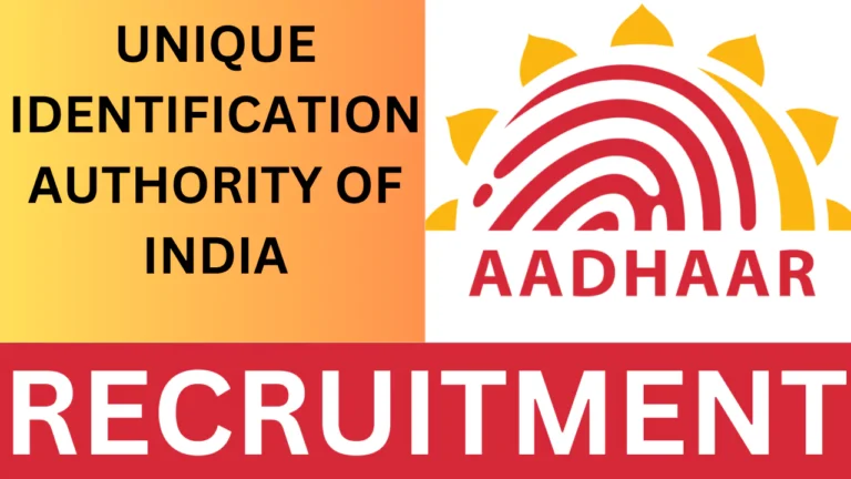 UIDAI Recruitment, 2025