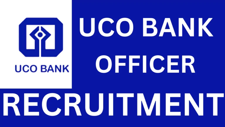 UCO Bank Recruitment, 2025