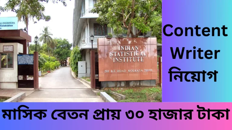 Indian Statistical Institute Recruitment 2025