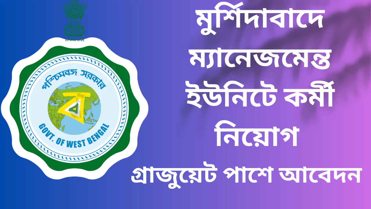 DMMU Murshidabad Recruitment 2025