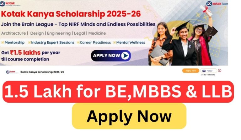 Kotak kanya Scholarship 2025