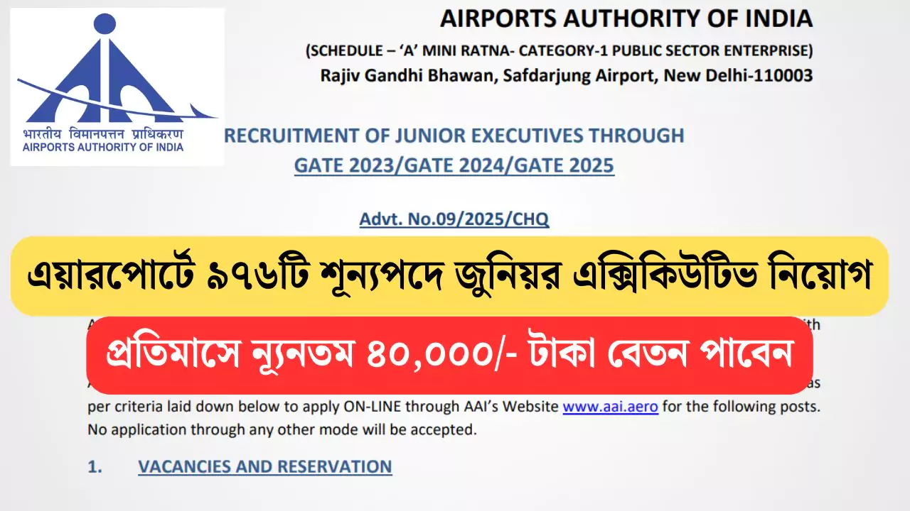 AAI Recruitment 2025